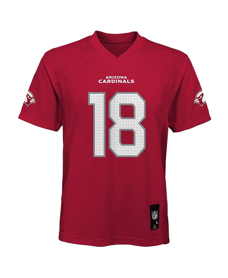 Outerstuff Big Boys and Girls Marvin Harrison Jr. Cardinal Arizona Cardinals Replica Player Jersey