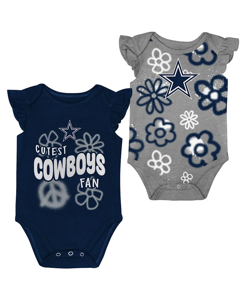 Outerstuff Baby Girls 2-Piece Dallas Cowboys The Sunshine Bodysuit Set