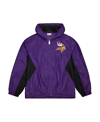 Mitchell & Ness Men's Purple Minnesota Vikings Playmaker Full-Zip Windbreaker Jacket