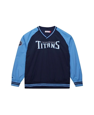 Mitchell & Ness Men's Navy Tennessee Titans Raglan Jacket