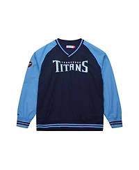 Mitchell & Ness Men's Navy Tennessee Titans Raglan Jacket