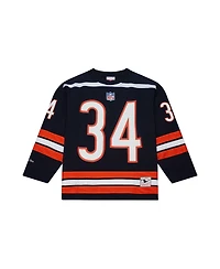Mitchell & Ness Men's Walter Payton Navy Chicago Bears Maxed Out Fashion Hockey Jersey
