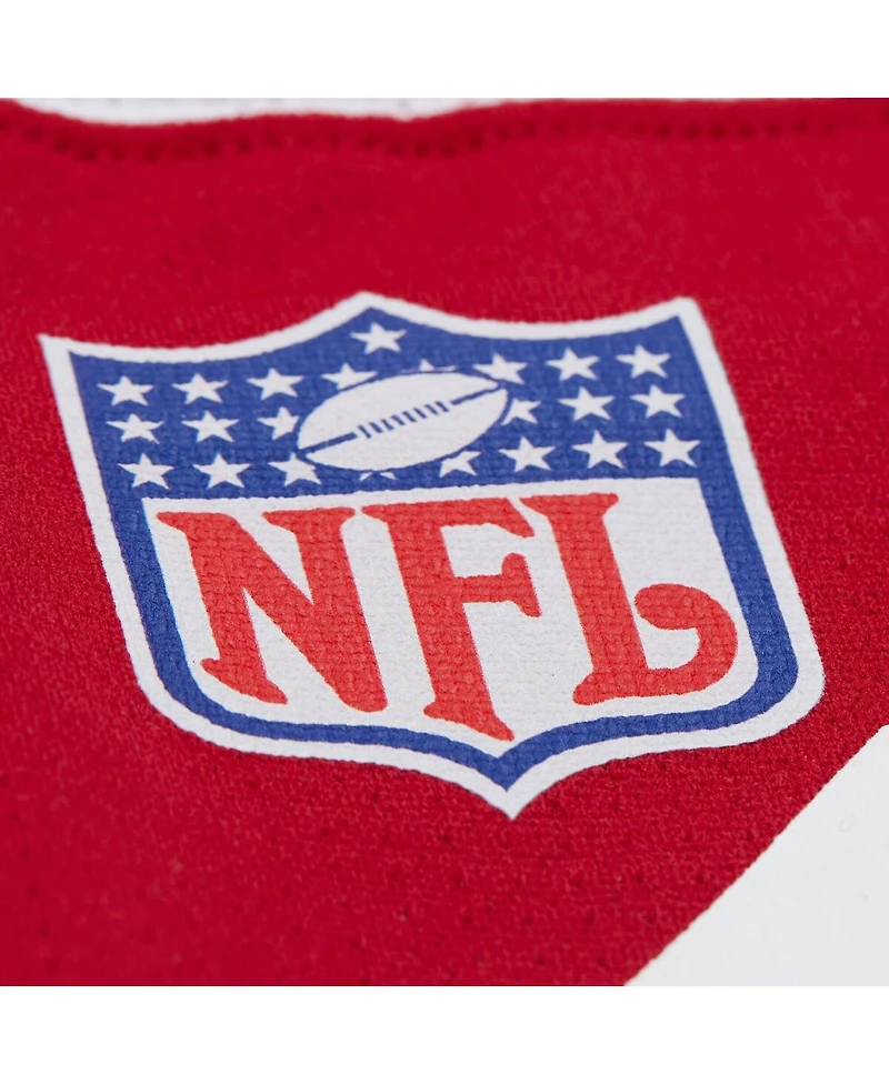 Mitchell & Ness Men's Joe Montana Scarlet San Francisco 49ers Maxed Out Fashion Hockey Jersey