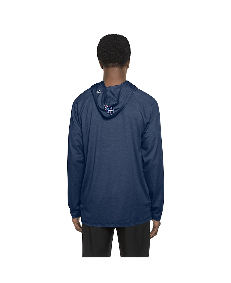 New Era Men's Navy Tennessee Titans Functional Fandom Hoodie