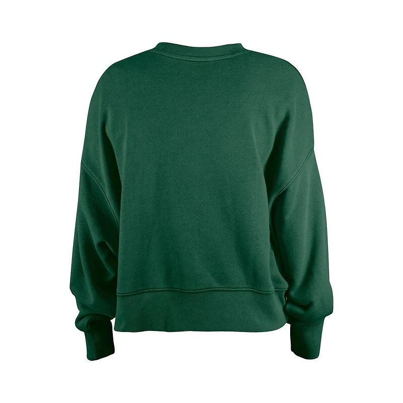 New Era Girls Green Bay Packers Flip Sequin Sweatshirt
