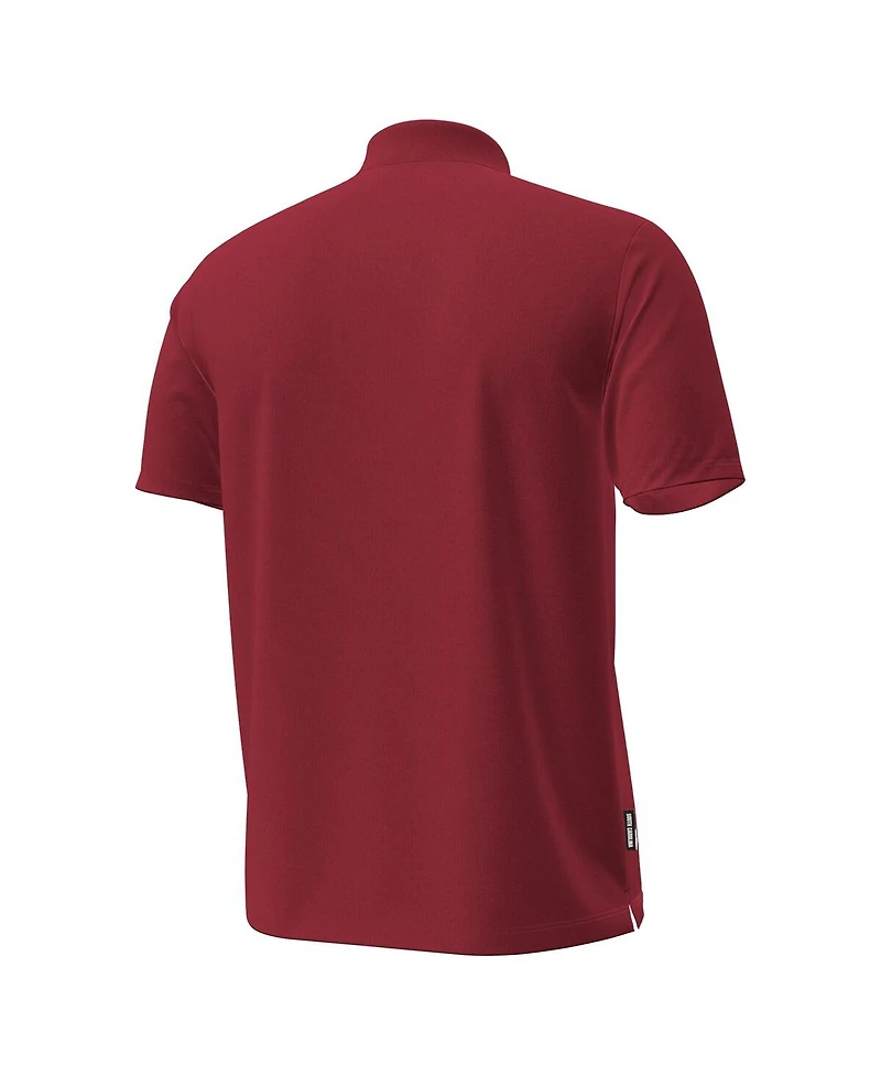 Under Armour Men's Garnet South Carolina Gamecocks Performance Drive Chest Stripe Polo Shirt