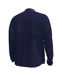 Under Armour Men's Navy Notre Dame Fighting Irish Motivate Long Sleeve Quarter-Zip Jacket