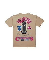 Mitchell & Ness Men's Cream Philadelphia Phillies Legacy Defined T-Shirt
