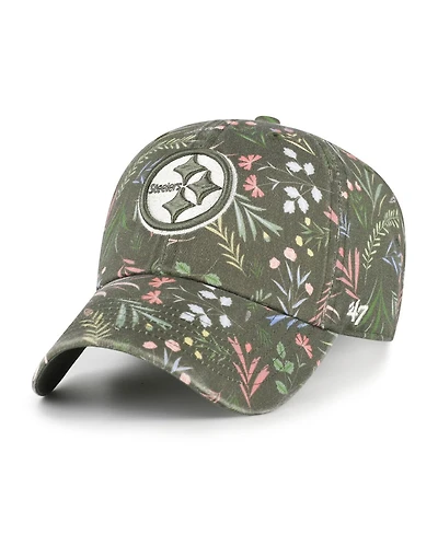 '47 Brand Women's Green Pittsburgh Steelers Verbena Clean Up Adjustable Hat