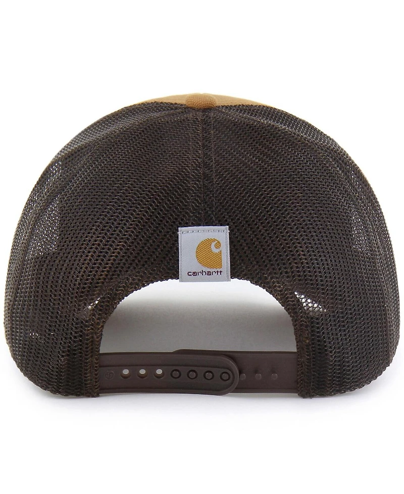 Carhartt x '47 Brand Men's Brown Chicago Blackhawks Trucker Adjustable Hat