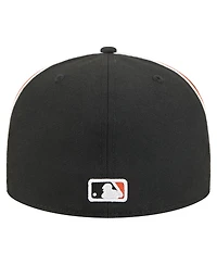 New Era Men's Black Baltimore Orioles Soutache 59FIFTY Fitted Hat