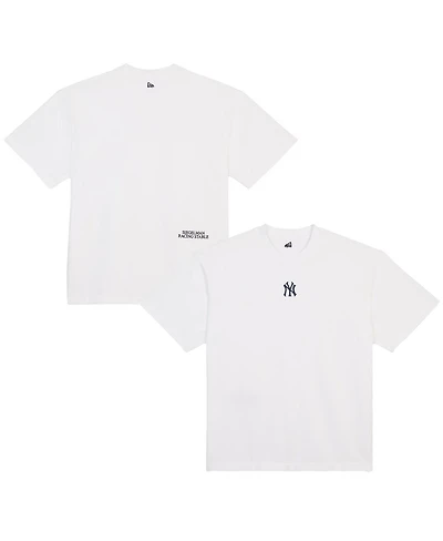 New Era Men's x Siegelman Stable White York Yankees Team Logo T-Shirt