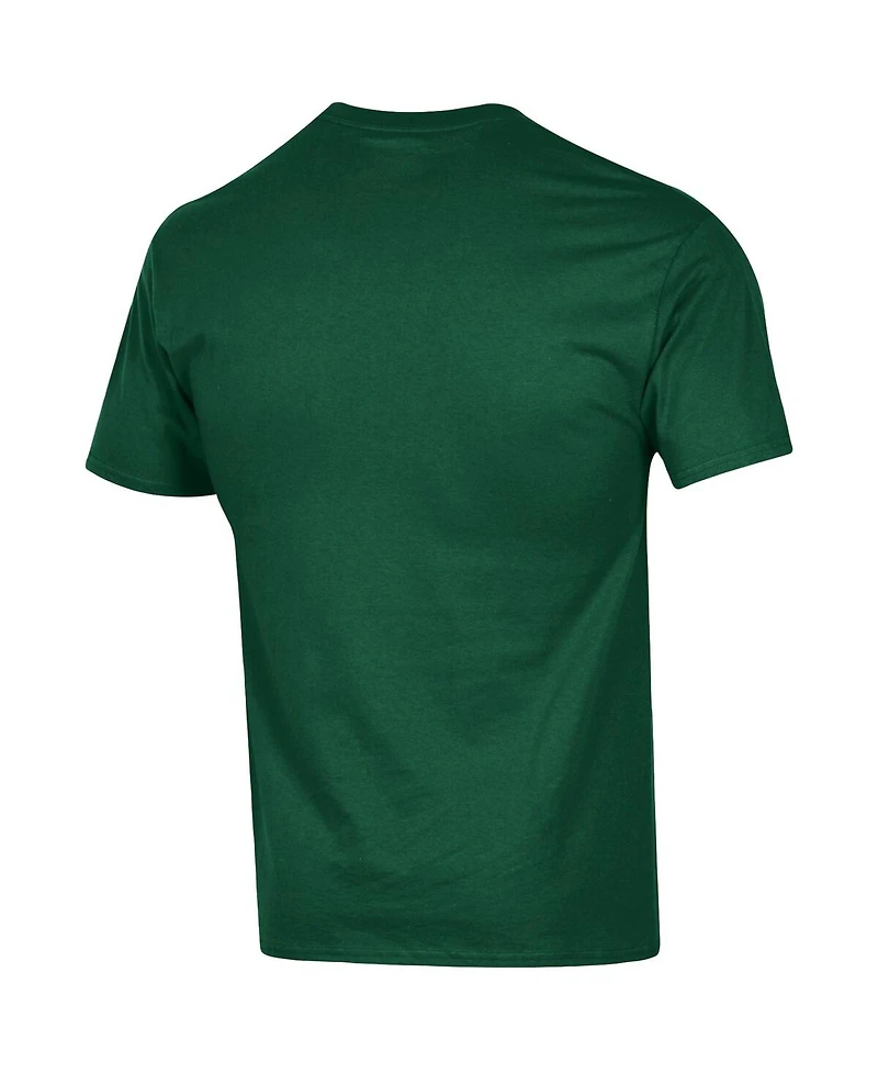 Champion Men's Forest Green Bay Packers Helmet T-Shirt