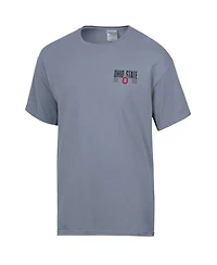 ComfortWash Men's Gray Ohio State Buckeyes Big Name T-Shirt