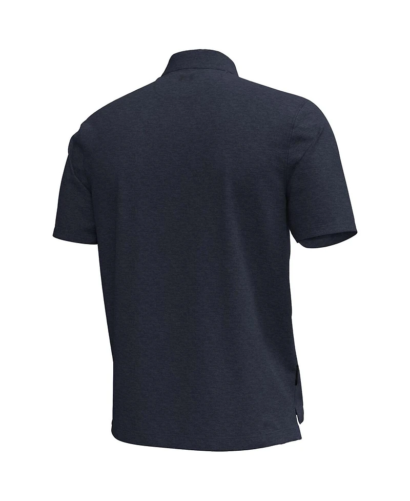 Under Armour Men's Navy Notre Dame Fighting Irish Sporting Leprechaun Aura Polo Shirt