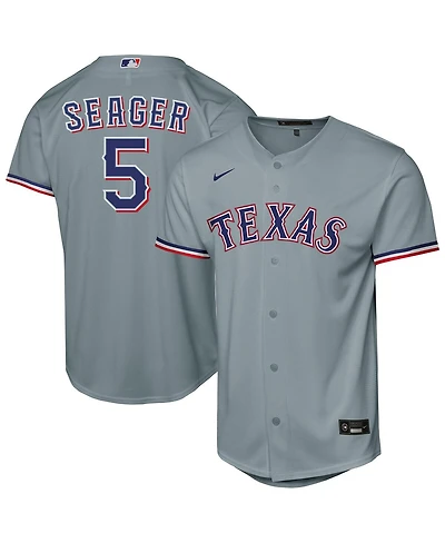 Nike Big Boys and Girls Corey Seager Gray Texas Rangers Road Replica Jersey