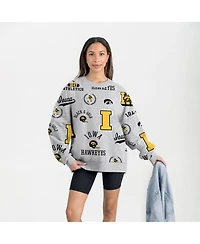 Gameday Couture Women's Gray Iowa Hawkeyes Always on Repeat Fleece Sweatshirt