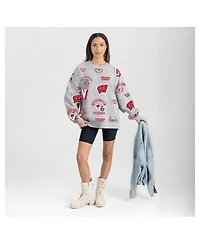 Gameday Couture Women's Gray Wisconsin Badgers Always on Repeat Fleece Sweatshirt