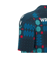 Macron Men's Blue Wrexham Warm-Up Jersey