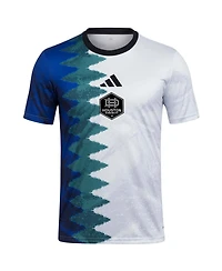 Adidas Men's White Houston Dynamo Fc 2025 Gaming Aeroready Pre-Match Jersey