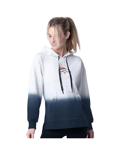 Msx by Michael Strahan Women's Navy Denver Broncos Daniela Pullover Hoodie