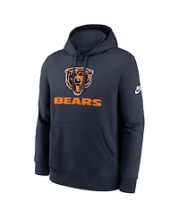 Nike Men's Navy Chicago Bears Best Season Rewind Club Pullover Hoodie