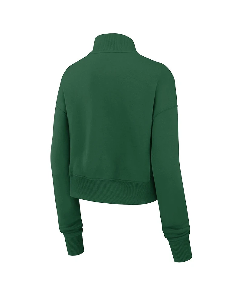Nike Women's Green New York Jets Primetime Phoenix Half-Zip Sweatshirt
