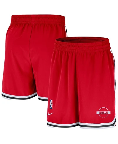 Nike Men's Red Chicago Bulls Authentic Practice Dna Woven Performance Shorts