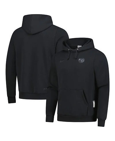 Nike Men's Black Minnesota Timberwolves Authentic Travel Standard Issue Dri-Fit Hoodie