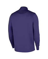 Nike Men's Purple Charlotte Hornets 2025/26 Authentic Coaches Quarter-Zip Dri-Fit Sweatshirt