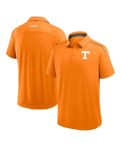 Fanatics Men's Tennessee Orange Volunteers Take The Lead Defender Raglan Polo Shirt
