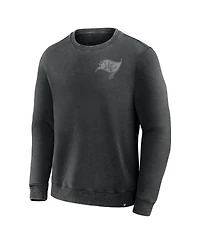 Fanatics Men's Black Tampa Bay Buccaneers Deep Route Pullover Sweatshirt
