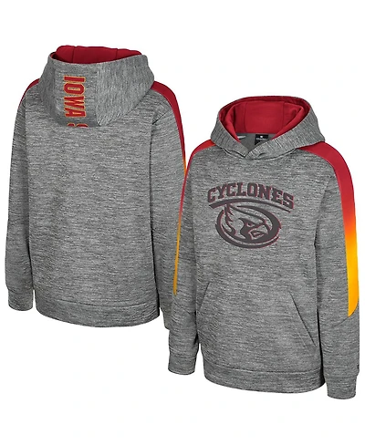 Colosseum Big Boys and Girls Gray Iowa State Cyclones The Gang Hoodie