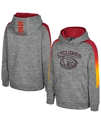 Colosseum Big Boys and Girls Gray Iowa State Cyclones The Gang Hoodie
