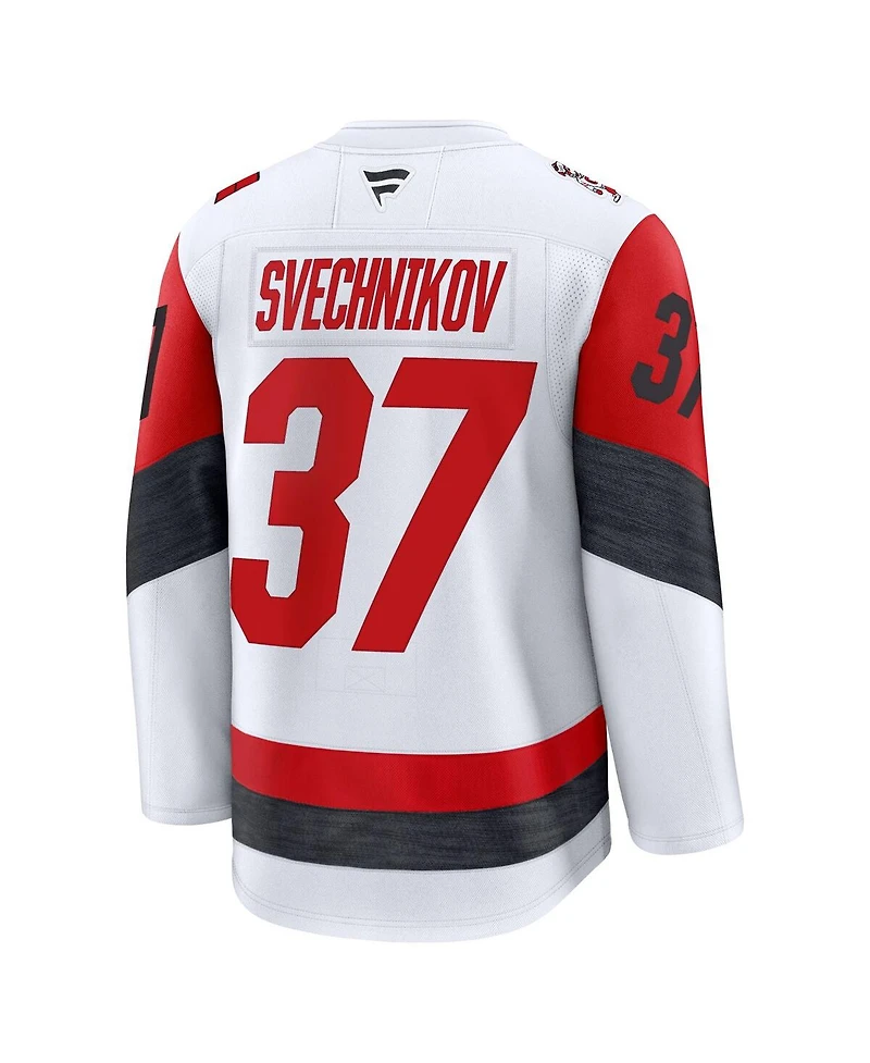 Fanatics Men's Andrei Svechnikov White Carolina Hurricanes Away Premium Jersey