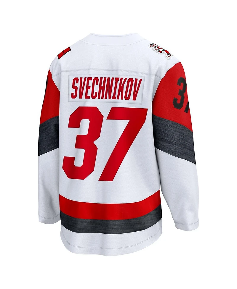 Fanatics Men's Andrei Svechnikov White Carolina Hurricanes Away Breakaway Jersey