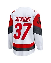 Fanatics Men's Andrei Svechnikov White Carolina Hurricanes Away Breakaway Jersey