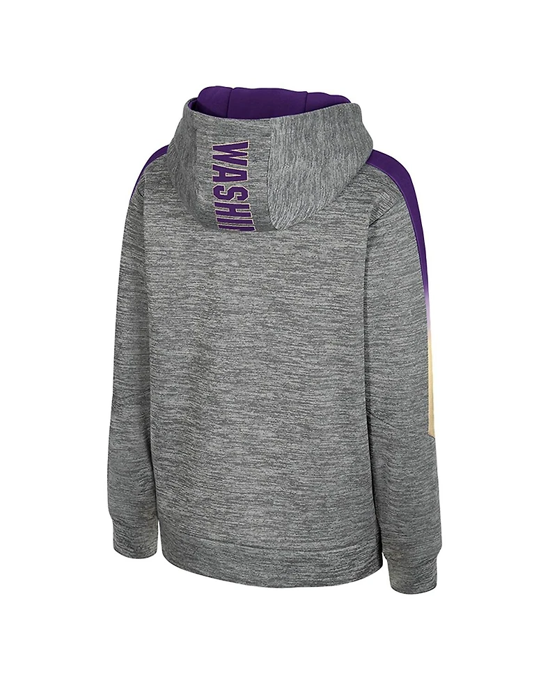 Colosseum Big Boys and Girls Gray Washington Huskies The Gang Hoodie