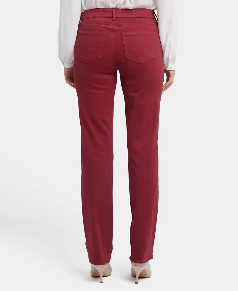 Nydj Petite Marilyn Straight Leg High Rise Jeans