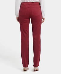 Nydj Petite Marilyn Straight Leg High Rise Jeans