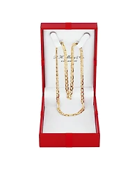 Lightweight Polished Mariner Link 20" Chain Necklace (5.5MM) in 14k Gold