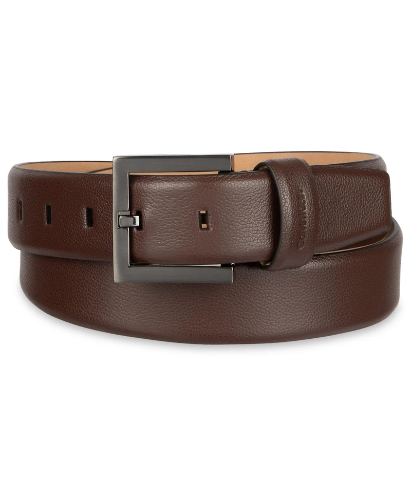 Calvin Klein Fe Harness Buckle Embossed Belt