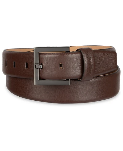 Calvin Klein Fe Harness Buckle Embossed Belt