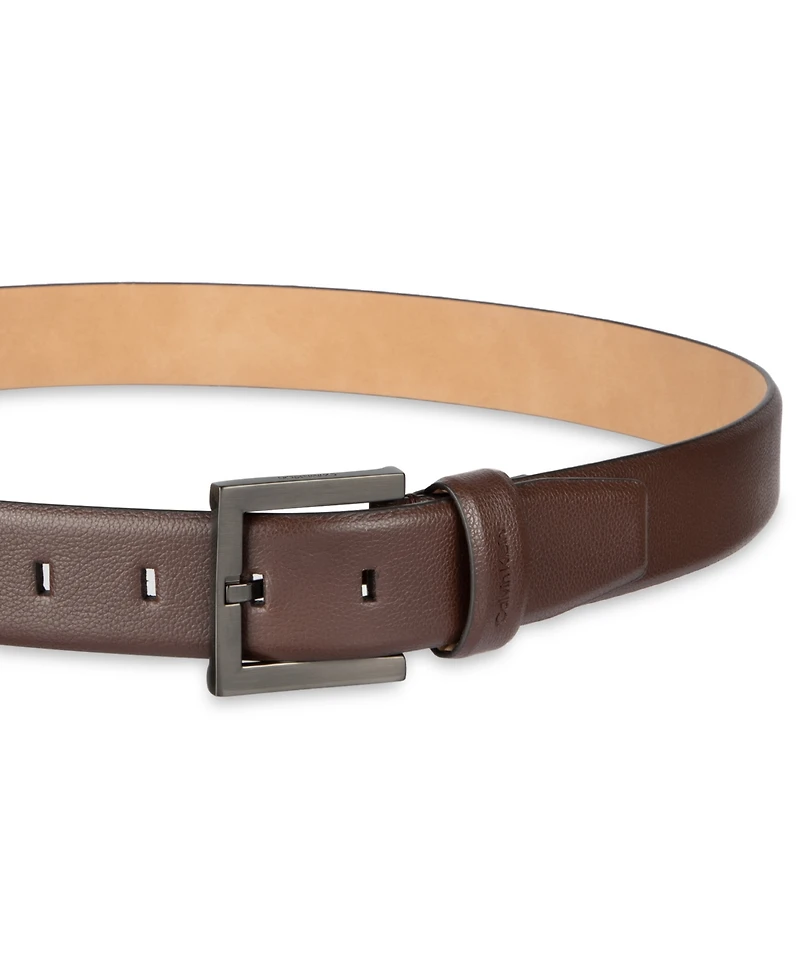 Calvin Klein Fe Harness Buckle Embossed Belt
