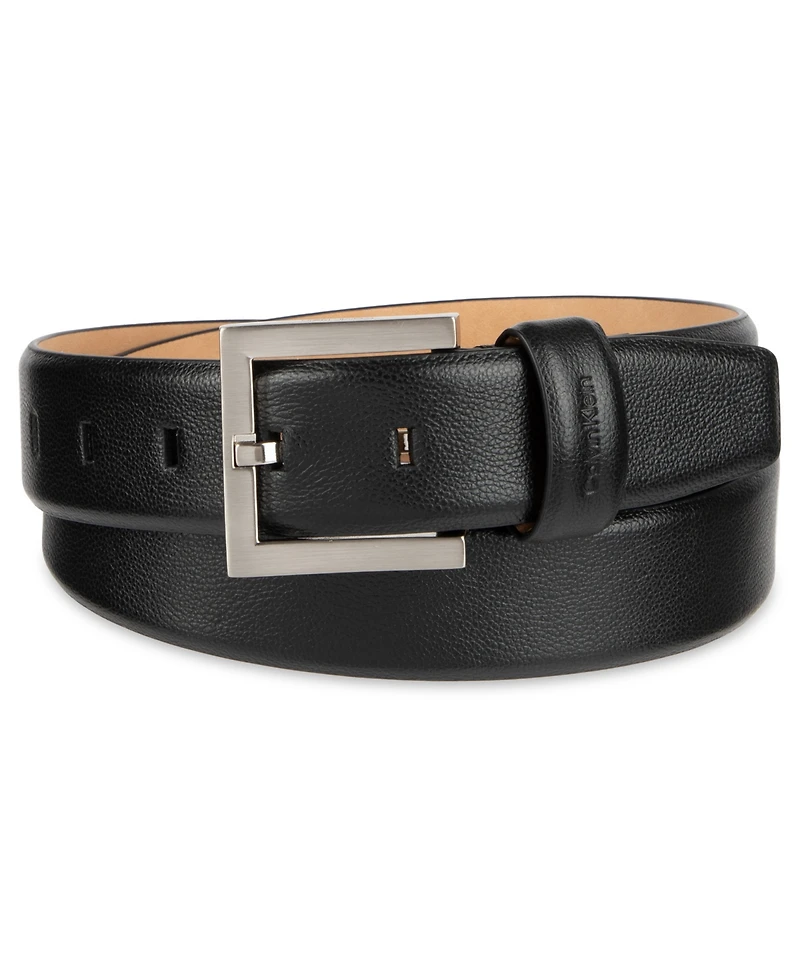 Calvin Klein Fe Harness Buckle Embossed Belt