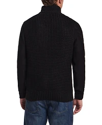 Weatherproof Vintage Men's Cable-Knit Quarter-Zip Sweater
