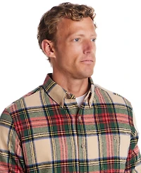 Weatherproof Vintage Men's Holiday Antique Plaid Long Sleeve Shirt