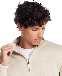 Weatherproof Vintage Men's Fleece Quarter Zip Sweater with Sherpa