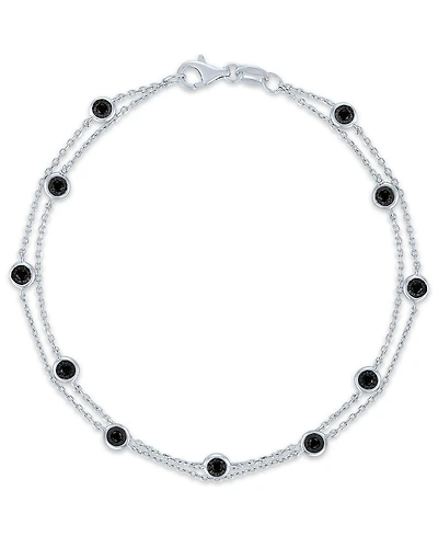 Macy's Diamond Bracelet (1/4 ct. t.w.) in Sterling Silver