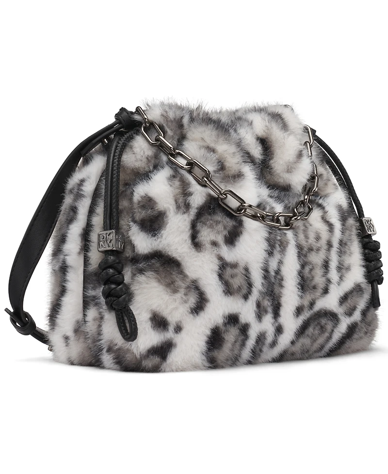 Dkny Halle Drawstring Snap Closure Small Crossbody Bag